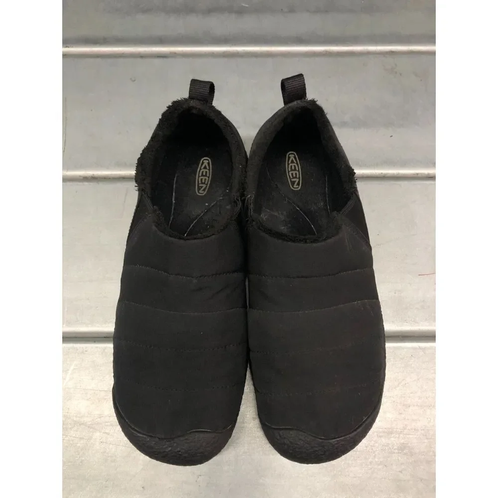 Keen Howser Slide Shoes Mens US 8.5 UK 7.5 Black Slip On Comfort Flat‎ Casual